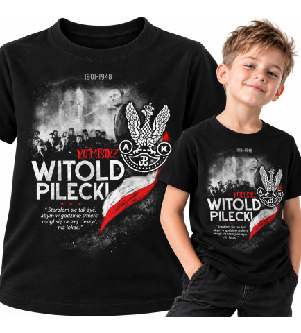 koszulka dziecięca  Patriotyczna WITOLD PIELECKI 2
